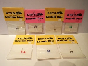KEN'S KUSTOM DICE 1:24 1:25 PLASTIC MODEL KIT ACCESSORIES ALL COLOURS MOC (KS39) - Picture 1 of 8