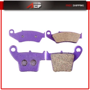 CARBON FIBER BRAKE PADS Front and Rear For 2004-2015 Honda CRF250R FA185 FA346 - Picture 1 of 9