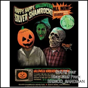 Fridge Fun Refrigerator Magnet HALLOWEEN 3 Movie Silver Shamrock Ad Horror Witch - Picture 1 of 7