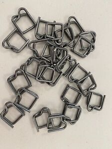 ULINE - Metal Buckles for Polypropylene Strapping and Poly Strapping - 1⁄2" X25