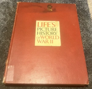 VINTAGE ALTES 50ER JAHRE BILD GESCHICHTE DES ZWEITEN WELTKRIEGS HARDCOVER BUCH - Bild 1 von 7