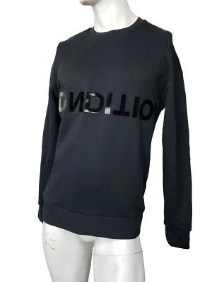 JACK & JONES JCORick Sudadera Negra Algodón Polar Hombro Caído Talla M Nueva con Etiquetas Foto 1 de 2