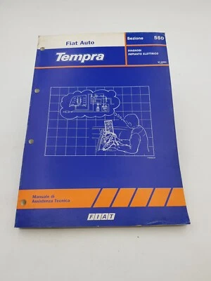 Manuale officina per Fiat Tempra diagnosi dell'impianto elettrico edizione 1990. - Immagine 1 di 4