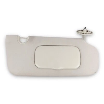 2007-2017 Jeep Compass Passenger Right Side Sun Visor White Cream Cloth - Image 1 of 4