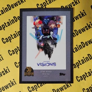 STARWARS VISIONS 2021 Topps Now Star Wars: Lucasfilm 50 aniversario PR2718 #24 - Imagen 1 de 2