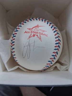 Joey Votto Autographed 2017 Official All Star Game Baseball Beckett Coa - Image 1 of 4