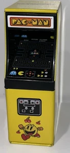 Boston America Pac Man Mini Arcade Game Metal Candy Tin Container 3.5" No Candy - Picture 1 of 8