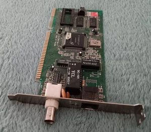 Vintage 16 BIT ISA RJ45 & COAX BNC ETHERNET CARD AT/LANTIC II Runs With Netware - Bild 1 von 3