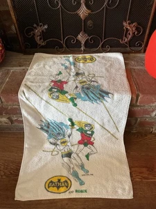 Toalla de baño para niños Batman y Robin años 60 vintage rara, cañón todo algodón - Imagen 1 de 10