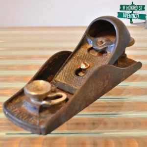 Vintage Stanley Wood Planer Model 9.5 6 Inch Made in USA  - Picture 1 of 5