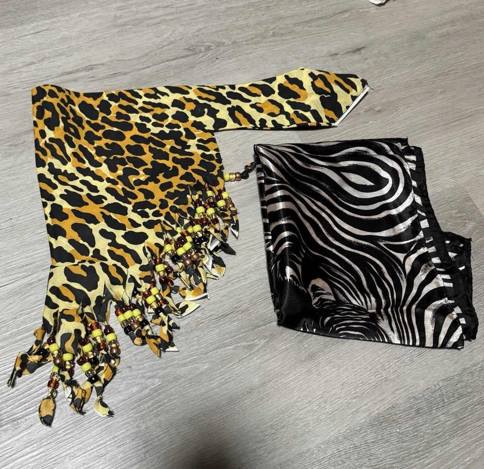 Bufanda cuello mujer estampado animal guepardo/cebra  Foto 1 de 3