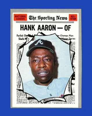 1970 Topps Set-Break #462 Hank Aaron en muy buen estado-en muy buen estado *GMCARDS* Foto 1 de 2