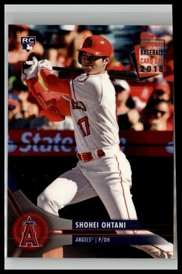 2018 Topps National Baseball Card Day #8 Shohei Ohtani Rookie RC - Image 1 of 2