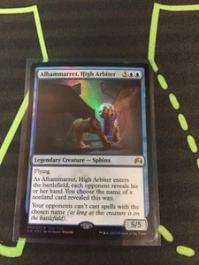 MTG Magic The Gathering Alhammarret, High Arbiter Foil Promo Blue Sphinx - Picture 1 of 1