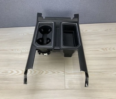 ⭐️Ford F-150 2015-2020 consola central portavasos bisel de almacenamiento embellecedor. Negro. OEM. Foto 1 de 4