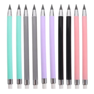 10 Pcs Inkless Pencil Pencils for Classroom Everlasting with Eraser - Picture 1 of 12