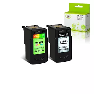 Cartuccia di inchiostro colore nero PG-210XL CL-211XL per Canon iP2702 MP250 MP280 MX420 - Foto 1 di 24