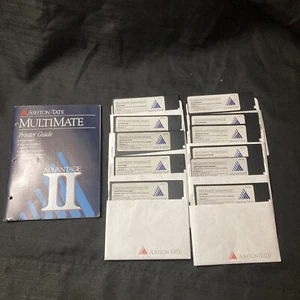 Disquetes IBM Ashton Tate Multimate Advantage II 11 software retro - Imagen 1 de 7