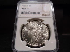 1898-O MS66+ (Plus) Morgan Silver Dollar NGC Certified Gem - Blast Frosty White - Picture 1 of 10