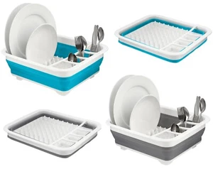 Estante de platos plegable drenaje de platos tabla de lavar platos de cubiertos cocina doméstica - Imagen 1 de 7