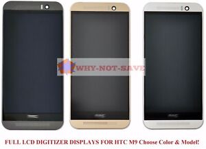Pełny szklany ekran LCD digitizer Wyświetlacz Montaż Część zamienna do HTC One M9