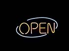Open Store 20"x16" Neon Light Sign Lamp Visual Artwork Beer Decor With Dimmer