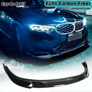 Carbon Frontlippe Front Spoiler Lippe Passt für BMW 3er G20 G28 M340i M-SPORT - Picture 1 of 12