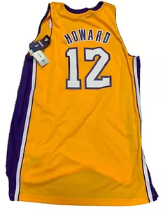 New Dwight Howard Los Angeles Lakers Large Swingman Yellow Stitched Jersey - Picture 1 of 7
