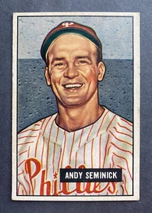 1951 Bowman #51 Andy Seminick (Philadelphia Phillies) - Bild 1 von 2
