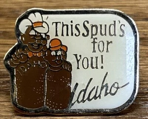 THIS SPUD'S FOR YOU IDAHO SOUVENIR TRAVEL PIN - Picture 1 of 2