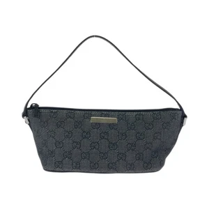 GUCCI 07198 Handbag accessory pouch Gray SilverHardware GG canvas GG - Picture 1 of 10