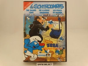 LES SCHTROUMPFS THE SMURFS I PUFFI DIE SCHLUMPFE LOS PITUFOS SEGA MASTER SYSTEM - Picture 1 of 6