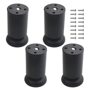 4Pack Adjustable Metal Furniture Legs Stainless Steel Cabinet Feet Round for ... - Picture 1 of 7