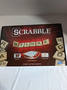 Scrabble Deluxe Turntable Edition New In Open Box Complete - Picture 1 of 15