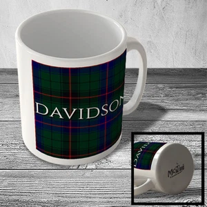 MUG_CLAN_602 DAVIDSON surname (DAVIDSON Modern Tartan) (full background) - Scott - Picture 1 of 1