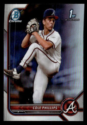 QTY Cole Phillips 2022 Bowman Draft Chrome Refractor #BDC-90 - Image 1 of 2