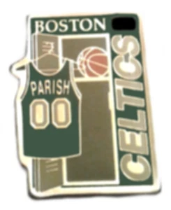 Pin Celtics Boston Celtics Pin Años 90 Robert Parish Locker RARO Especificación ED NBA Pin - Imagen 1 de 2