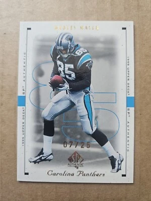 1999 Upper Deck SP Authentic Gold Wesley Walls 11/25 Carolina Panthers - Image 1 of 3