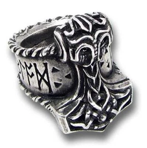 ALCHEMY GOTHIC - THORS RUNENHAMMER RING - GOTH ROCK FANTASY EMO NORSE - Bild 1 von 1