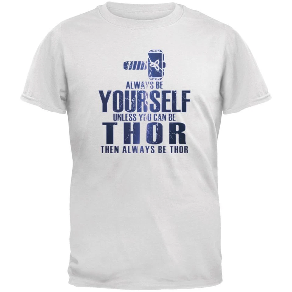 Always Be Yourself Thor White Youth T-Shirt - Image 1 of 1