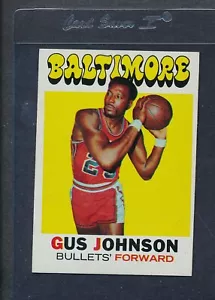 1971/72 Topps #077 Gus Johnson Bullets EX *1410 - Picture 1 of 1