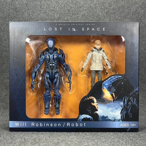 Lost In Space Will Robinson and Robot 7" Scale Action Figures 2-Pack Netflix New Cover