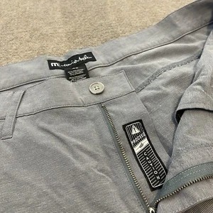 Travis Mathew Hose Herren 40 grau Performance Chino Freizeit Golf Golfer Stretch - Bild 1 von 14