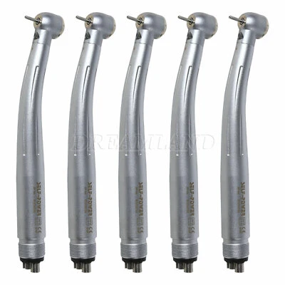 YABANGBANG 1-5* Dental LED Fiber Optic E-generator High Speed Handpiece 4H Fit UK ZM1