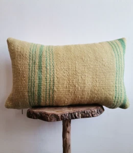 Moroccan Handmade Kilim Pillow Cushion Cover Throw Pillow Case Sofa boho - Picture 1 of 4