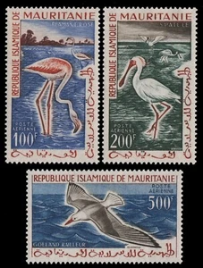 Mauretanien 1961 - Mi-Nr. 178-180 ** - MNH - Vögel / Birds - Bild 1 von 1