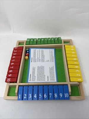 Shut The Box - Board Game 1-6 player-Amerous - Image 1 of 3