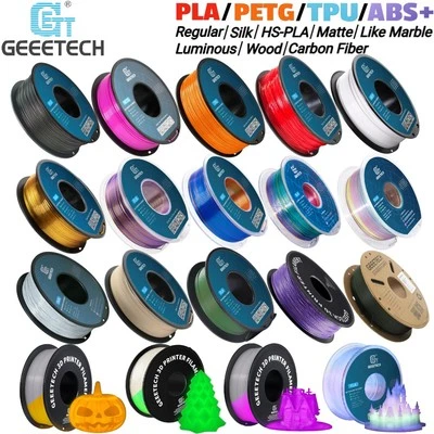 【Buy 3 Get 5】GEEETECH 3D Printer Filament 1KG/Roll 1.75MM PLA/PETG/TPU/ABS+ AU - image 1 of 4