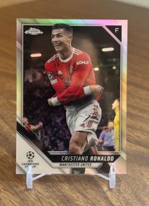 Cristiano Ronaldo 2021 2021-22 Topps Chrome UEFA UCL #10 Silver Refractor - Picture 1 of 2