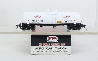 HO Atlas 1709-2 DuPont Ti-Pure ACFX Kaolin Tank Car ACFX 71622 - Image 1 of 4